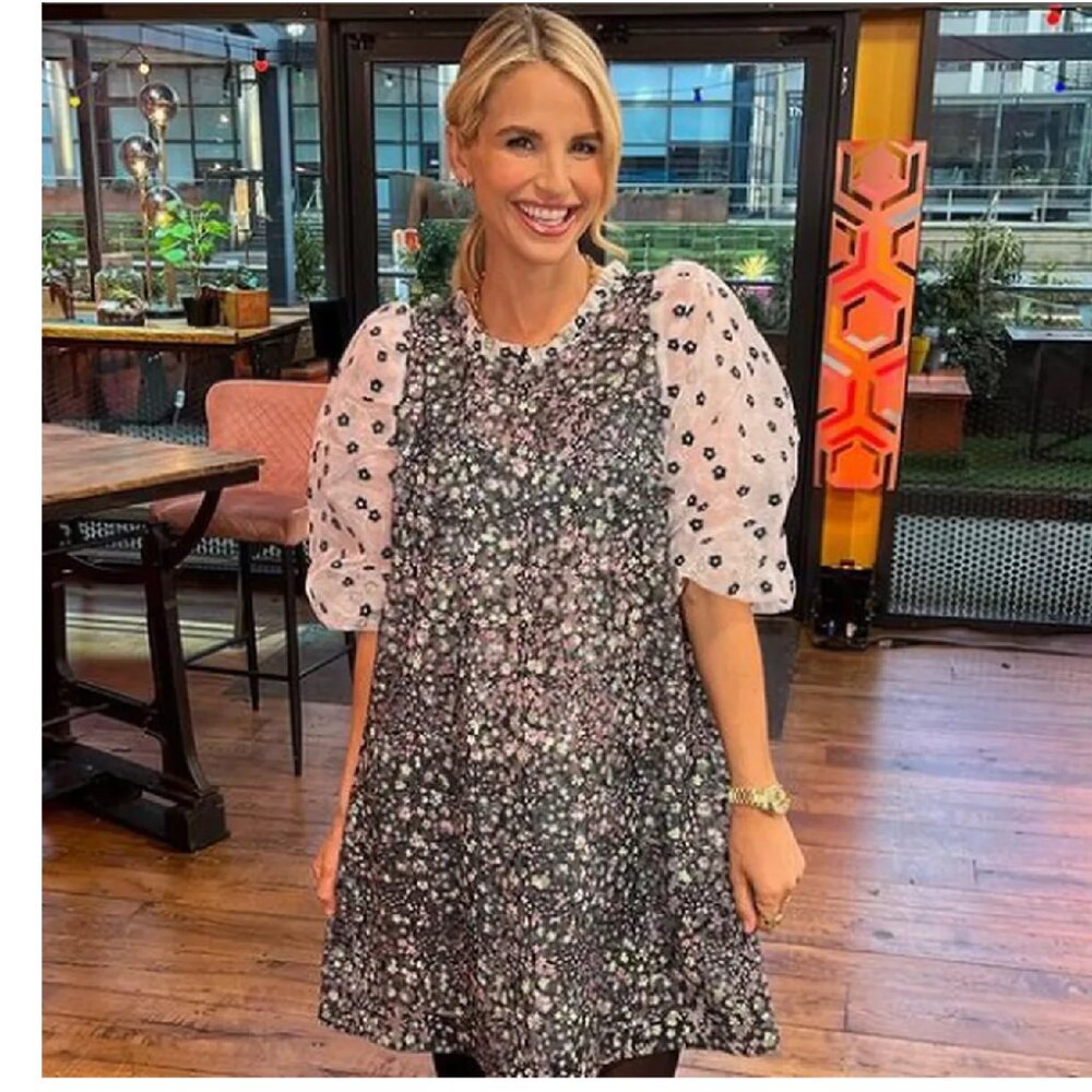 MUNTHE *NEW* Cabob Mix Floral Dress In Black